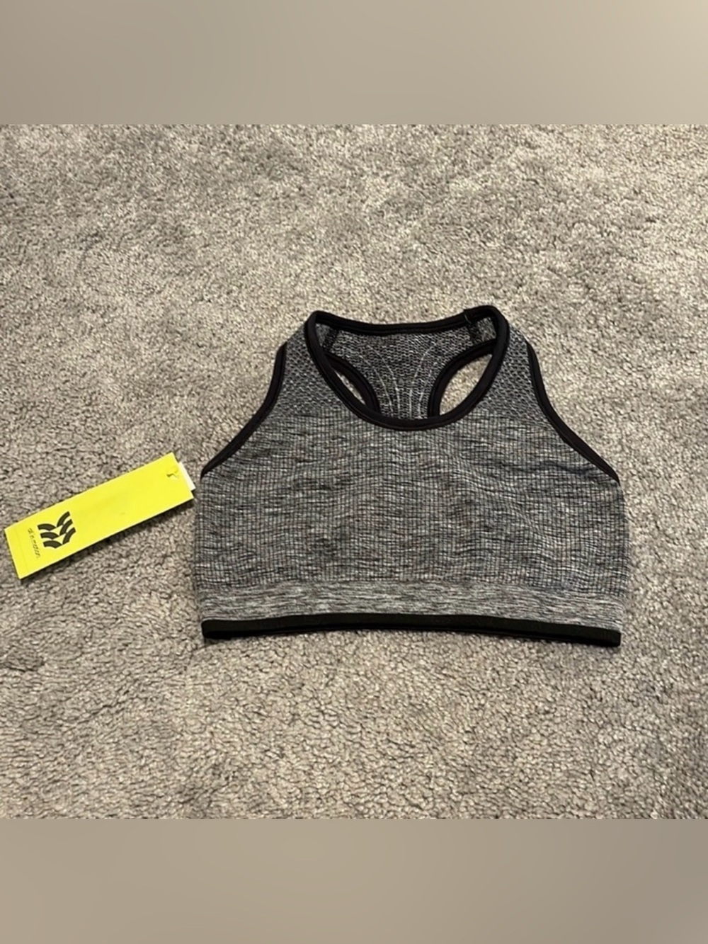 NWT All In Motion girls sports bra racer back